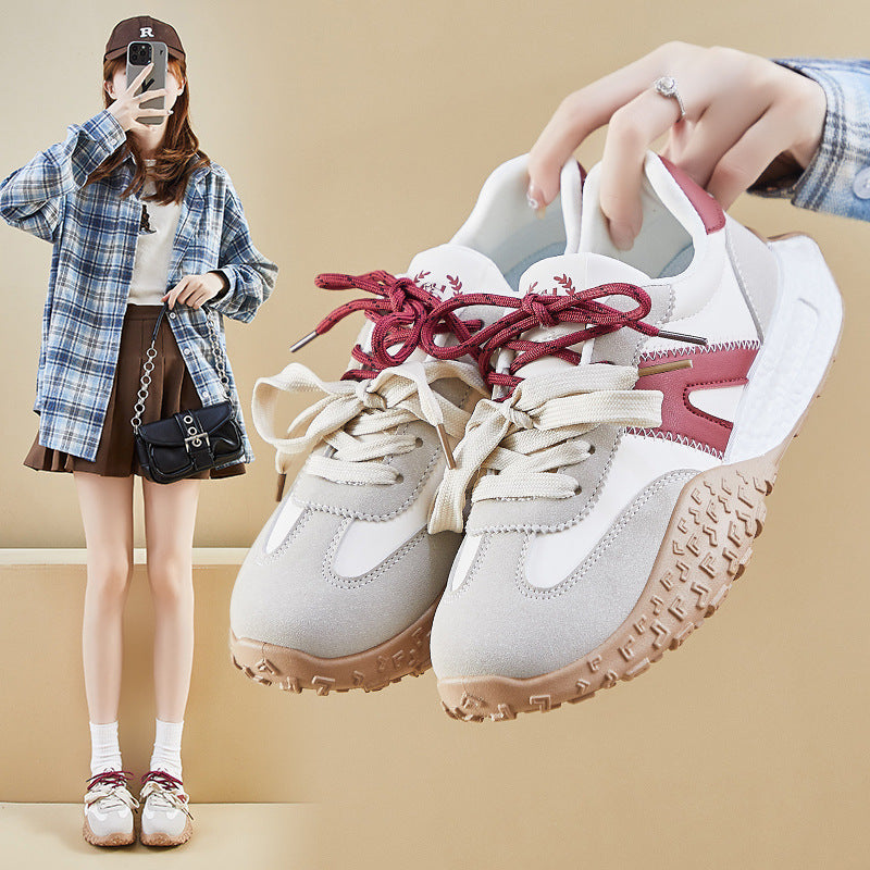 Baskets plateforme femme TILLHA PARIS style dad shoes