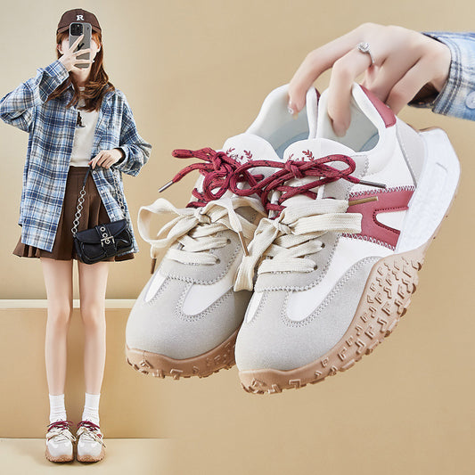 Baskets plateforme femme TILLHA PARIS style dad shoes