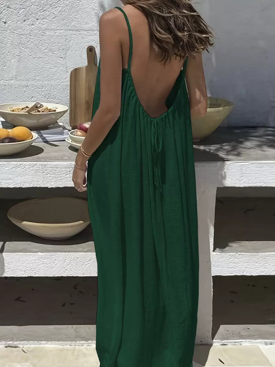 Robe longue femme disponible en dix-sept coloris élégants